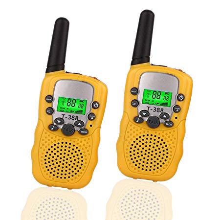 Happy Gift Gifts for Teen Girls, Walkie Talkies for Kids Toys for Girls Daughter,1Pair(Yellow)