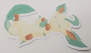 Sleeping Leafeon Vinyl Sticker