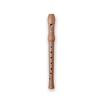 Woodi Soprano Recorder WWR-4118B Maple Wood 2-Piece Baroque Fingering