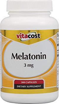 Vitacost Melatonin -- 3 mg - 300 Capsules