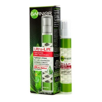 Garnier Ultra-Lift Targeted Line Smoother For Lines With Crow's Feet, 0.5 Fluid Ounce (Pack of 3)