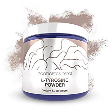 L-Tyrosine Powder | 125 Grams | Amino Acid Supplement | Supports Healthy Stress Levels | Boosts Energy | Promotes Mental Alertness, Focus and Clarity