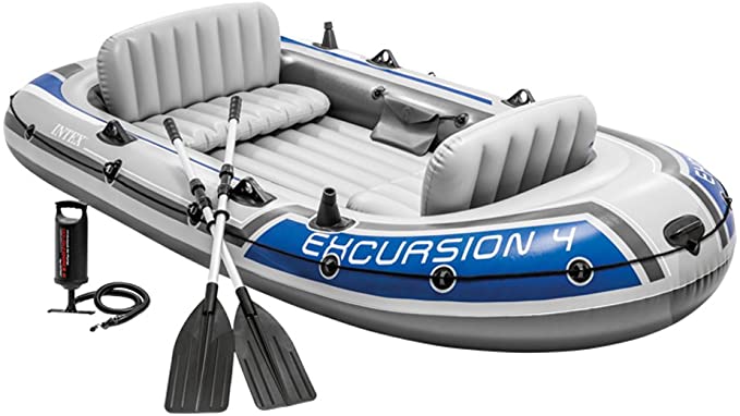 Intex Excursion 4 Boat Set - Old Model