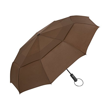 Travel Umbrella - Windproof Compact Umbrella with Double Canopy Construction - Auto Open&Close,Sturdy, Portable and Lightweight   Lifetime Guarantee
