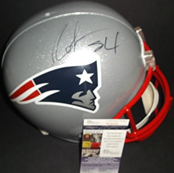 Randy Moss New England Patriots Autographed Signed Full Size Helmet JSA COA