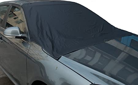 Elink Earth Automotive Windshield Car Snow Cover Auto Sun Shade Protector Magnetic Edges All Weather Winter Summer