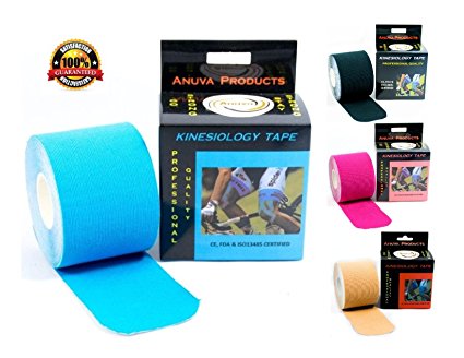 Kinesiology Tape - Professional Quality - Downloadable Taping E-guide (Finger Print tape)
