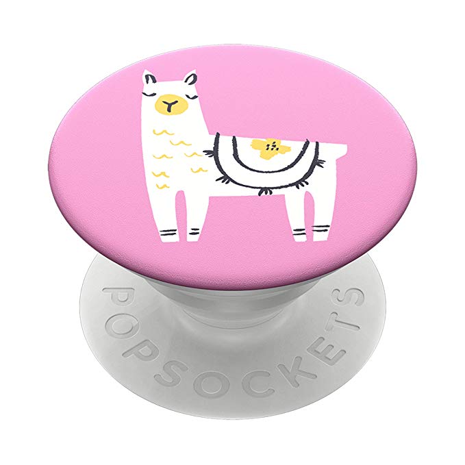 PopSockets PopGrip: Swappable Grip for Phones & Tablets - Llama Glama