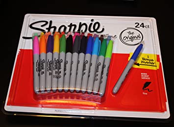 Sharpie Multi-Color Permanent Markers - 24-Pack