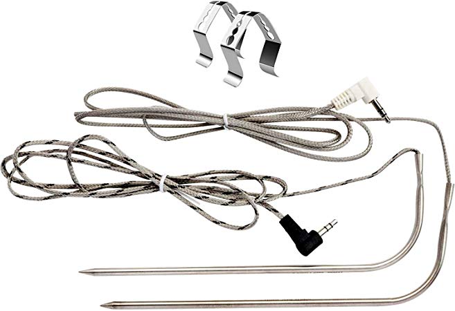 eBasics Replacement Meat Probes Temperature Probe for Traeger Pellet Grills with Digital Pro Controller Meat Probe Capability, Excluding Portable Traeger Grill