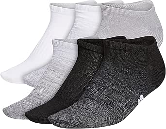 adidas Women's Superlite Badge of Sport No Show Socks (6-pair)