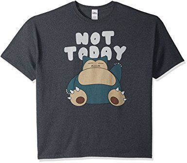 Pokemon Men's Snorlax Not Today T-Shirt