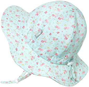 JAN & JUL Toddler Sun Hat, GRO-with-Me Adjustable Straps, 50 UPF Natural Cotton Protection