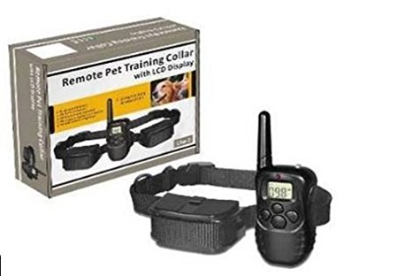 ALEKO TS-TC10 Remote Training Collar with LCD Display Anti-Bark