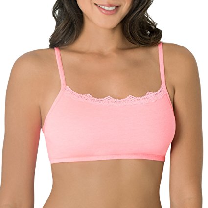 Fruit of the Loom Women's Cotton Pullover Sport Bra (Pack of 3)