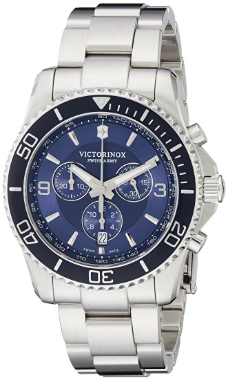 Victorinox Men's 241689 Maverick Stainless Steel Bracelet Watch