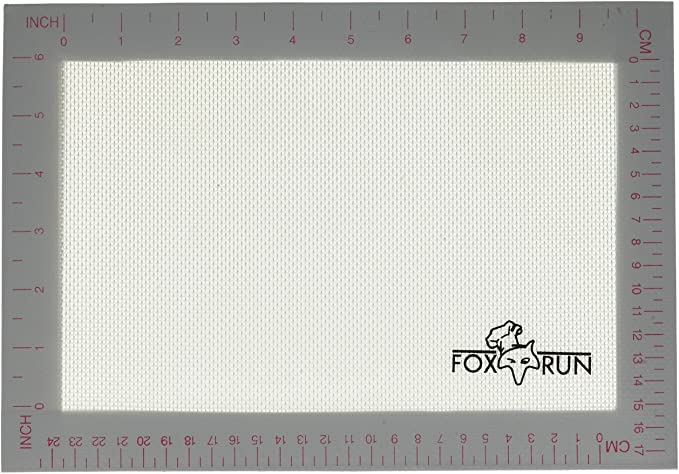 Fox Run 4730 Non-Stick Baking Mat, Silicone, 11.75-Inch x 8.25-Inch