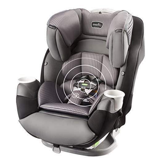 Evenflo SafeMax All-In-One Car Seat with SensorSafe, Industrial Edge