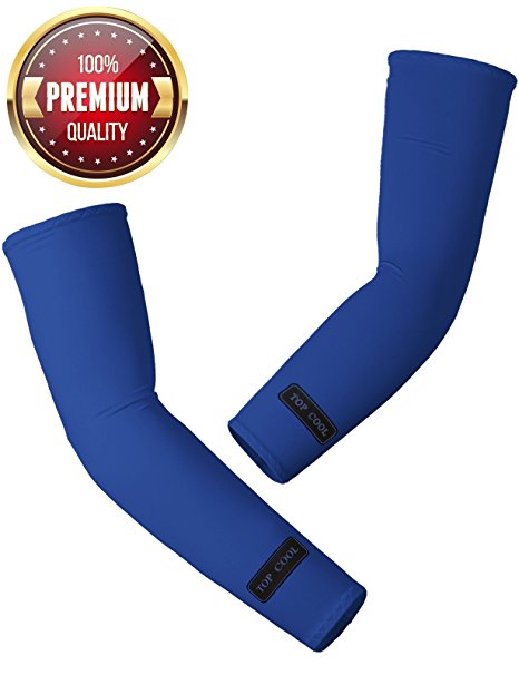 H2H SPORT Unisex Compression Fit Cooling Arm Sleeves UV Protection