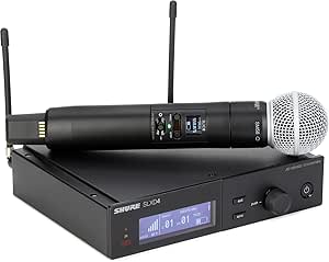 Shure SLXD24/K8B Wireless Microphone System with KSM8 Handheld Vocal Mic, SLXD24/SM58-J52 (SLXD24/SM58-J52)