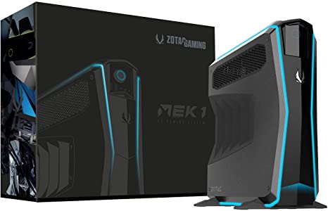 ZOTAC Gaming MEK1 Gaming PC, ZOTAC GeForce RTX 2060, Intel Core i5-9400F, 16GB DDR4/240GB NVMe SSD/1TB HDD/Windows 10 System, G12060C5R1B-U-W2B