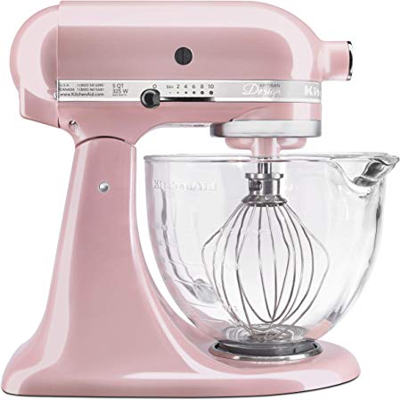 KitchenAid KSM155GBSP KSM155GBSR Stand Mixer, 5 quart, Silk Pink