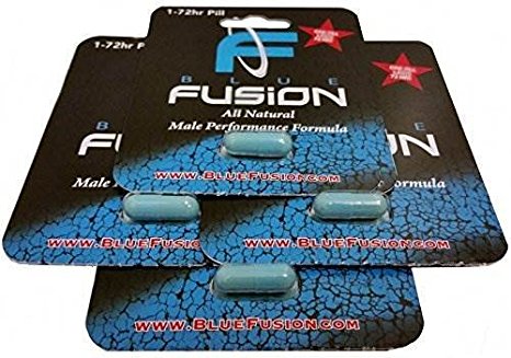 Bluefusion All Natural Male Enhancement Supplement (4 Pills) by Naturel
