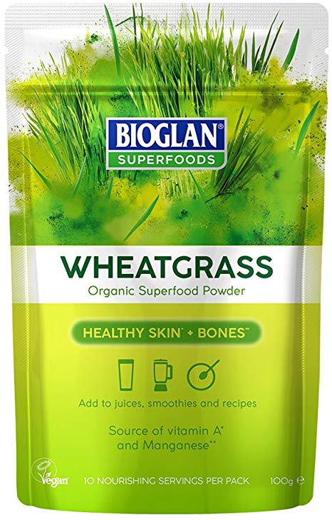 Bioglan Organic Superfoods Wheatgrass Powder, 110 g