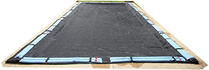 Blue Wave 16-ft x 32-ft Rectangular Rugged Mesh In Ground Pool Winter Cover