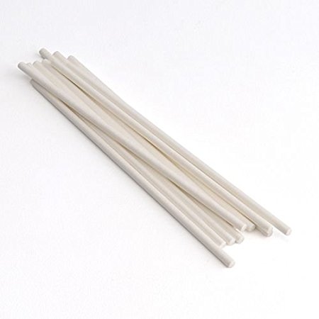 BabyCakes LL50LG 50 Count Paper Treat Sticks, 6", White