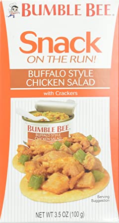 Bumble Bee Snack On The Run Buffalo Style Chicken Salad with Crackers Kit, 3.5 Ounce