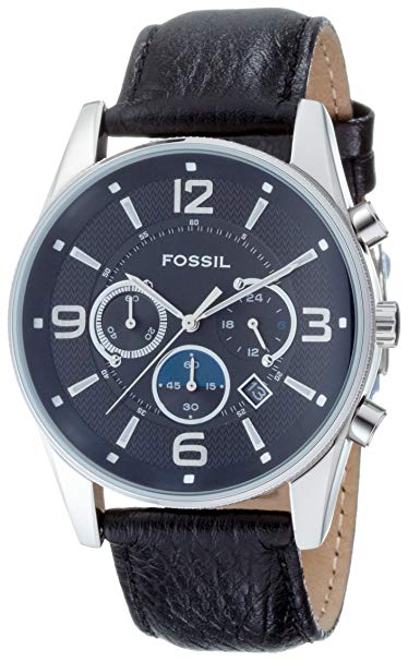 Fossil FS4387 Chronograph Black Dial Watch