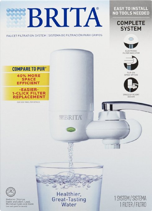 Brita On Tap Faucet Water Filter System Includes1 System2 Filters