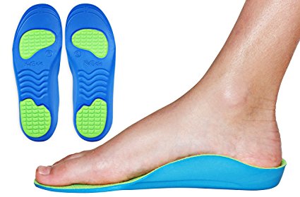 Neon Fix Premium Grade Orthotic Insole by KidSole. Revolutionary Soft and Sturdy Orthotic Technology For Children With Foot Development Issues and Flat Feet and Arch Support Issues