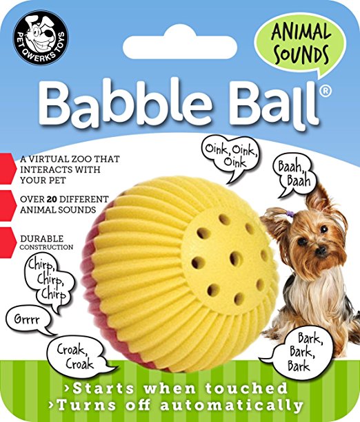 Pet Qwerks Animal Sounds Babble Ball