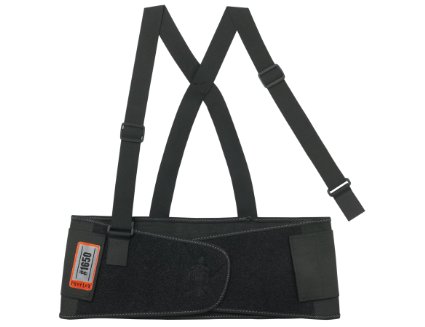 Ergodyne ProFlex® 1650 Economy Elastic Back Support Belt, Black, Large