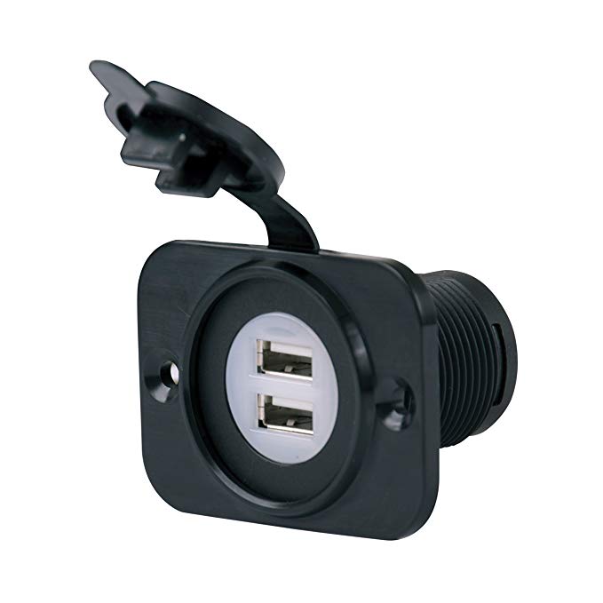Marinco 12V USB Chargers, Receptacles and Plugs
