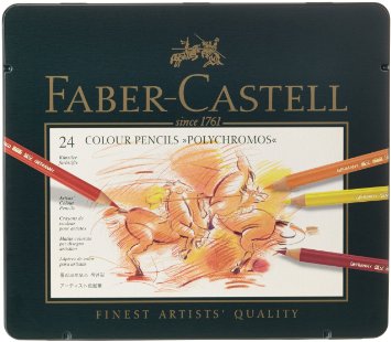 Faber-Castell Polychromos Colour Pencils Tin Of 24