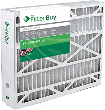 FilterBuy 14.5x27x5 Trane American Standard BAYFTFR14M2 FLR06078 Compatible Pleated AC Furnace Air Filters (MERV 8, AFB Silver). 1 Pack.