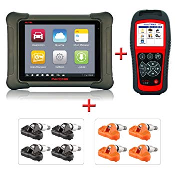 Autel MaxiSys Elite  MaxiTPMS TS601  315&433Mhz Sensors - Diagnostic Tool with Specific Car ECU Coding & Programming TPMS Diagnostics & 2 Years Free Update