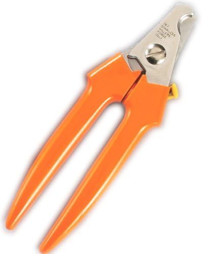 MF Large Dog Nail Clippers Orange Handled Precision Professional Grade Claw Care (Limited Edition)