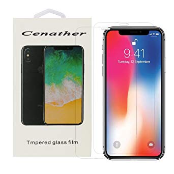 iPhone X XS Screen Protector Tempered Glass 2 Pack [ Edge to Edge Protection ] for Apple iPhone Xs 2018/iPhone X 2017