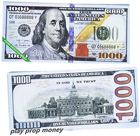160Pcs Ancestor Money US Dollars for Funeral or Tomb-Sweeping,Chinese Joss Paper in Memory of Departed,Hell Bank Note Spirit Ghost Ancestor Money to Burn,Bring Good Fortune ($1000(160pcs))