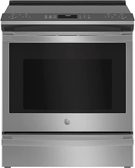 GE Profile™ 30" Smart Slide-In Electric Convection Fingerprint Resistant Range with No Preheat Air Fry