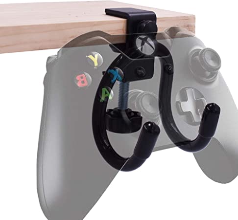 YYST Desk Mount Game Controller Holder Clamp On Game Controller Hanger Rack Storage - No Game Controller (1)