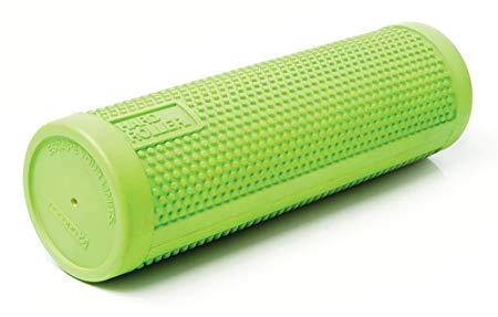Escape Fitness Ultra Flex Hard Foam Roller - Green, 45.7 x 14.9 cm