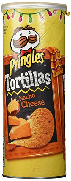 Pringles Nacho Cheese Tortilla Crisps (2-pack)