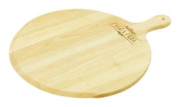Mountain Woods Large (16.5" X 20.5") Gourmet Hardwood Pizza Peel / Cutting Board / Serving Tray