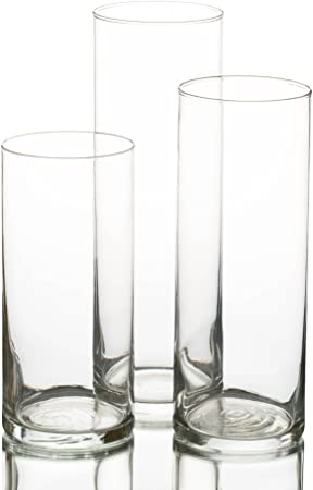 Eastland® Glass Cylinder Vase Set of 3
