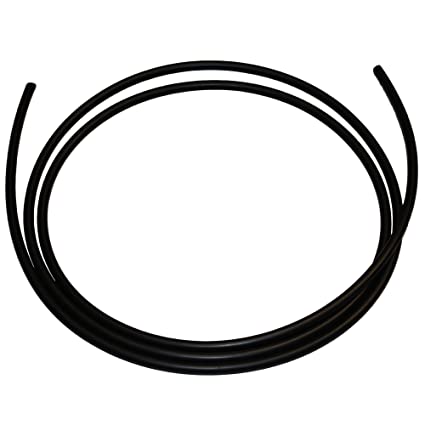 .125'' (1/8" Actual) Buna-N O-Ring Cord Stock, 70A Durometer, 0.125" Thickness, 10' Piece, Black